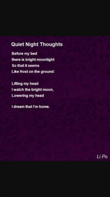  Quiet Night Thoughts: A Symphony of Solitudes and the Whispers of Time